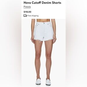NWOT Pistola Denim Shorts.